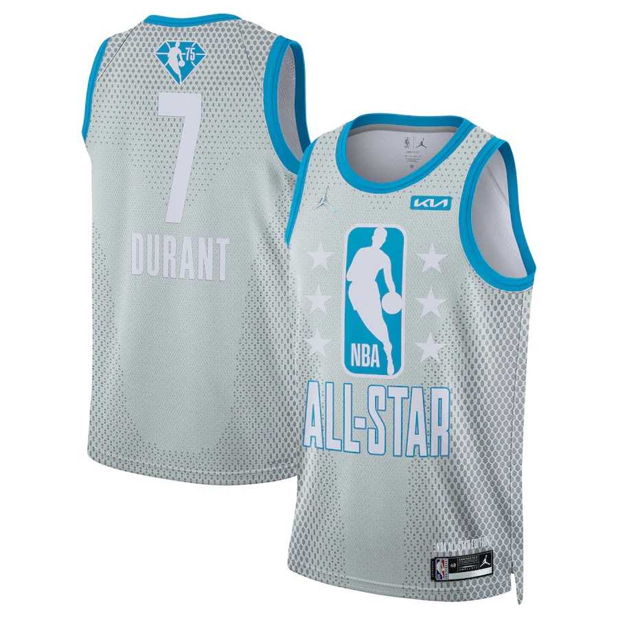 Nets 7 Kevin Durant Gray 2022 NBA All-Star Jordan Brand Swingman Jersey,We sell and wholesale Nets 7 Kevin Durant Gray 2022 NBA All-Star Jordan Brand Swingman Jersey on line form chian!